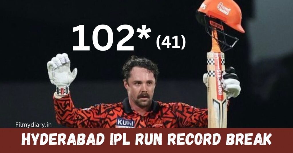 hyderabad ipl highest record break